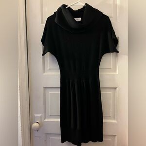 Ann Taylor LOFT Black Sweater Dress EUC